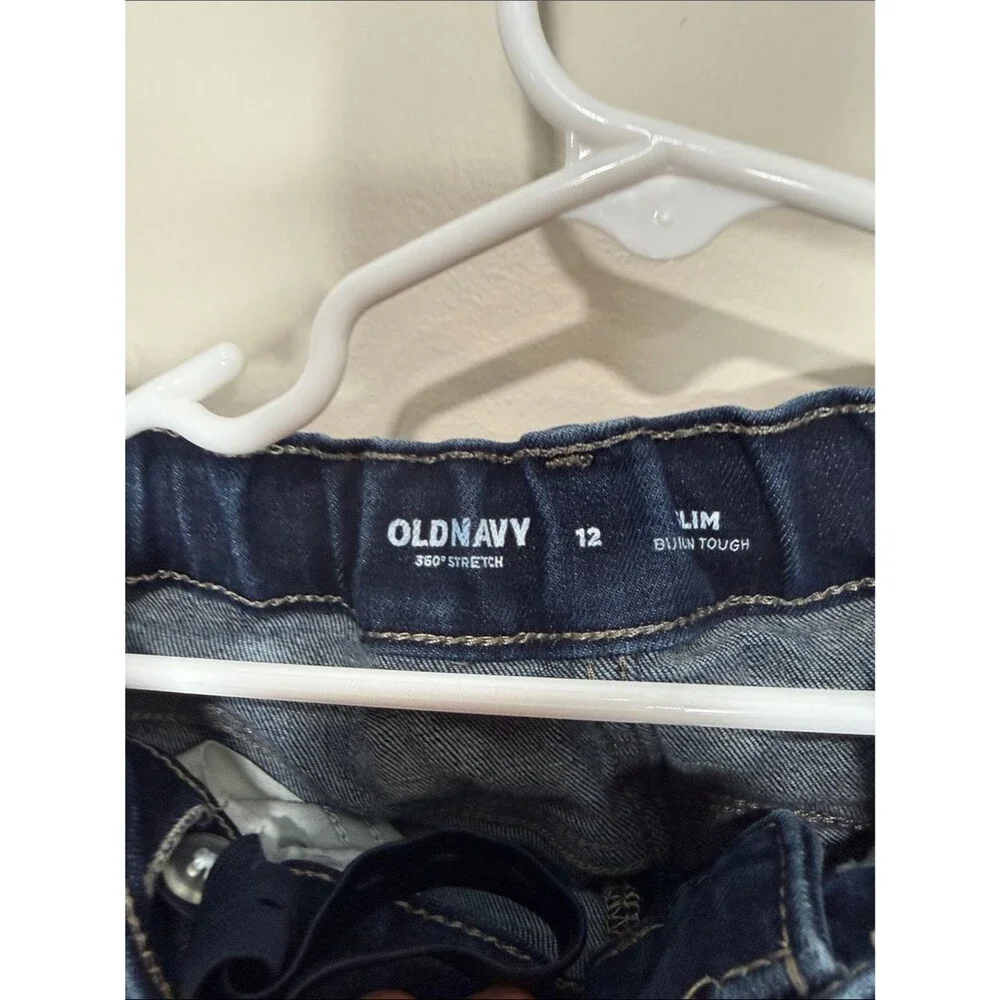 Dark blue Old Navy jeans, size 12 kids